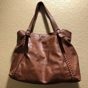 Cato large leather bag (2 bags in 1)